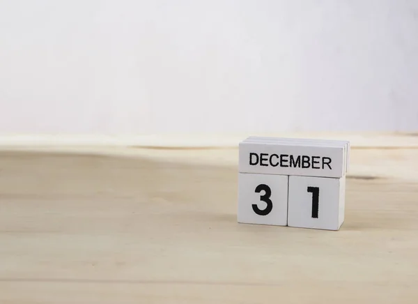 Calendario de cubo de madera — Foto de Stock