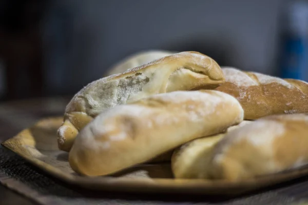 Смачний Свіжоспечений Домашній Хліб — стокове фото