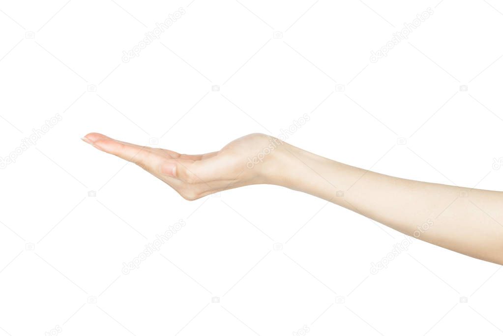 Empty female Open hand
