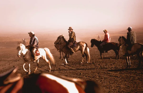 Surabaya Endonezya Temmuz 2004 Savana Bromo Dağı Doğu Java Endonezya — Stok fotoğraf