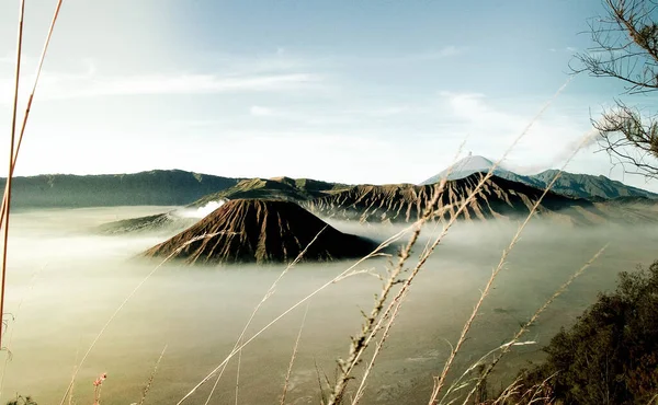 Mount Bromo Active Volcano One Most Visited Tourist Attractions East — Stock Photo, Image