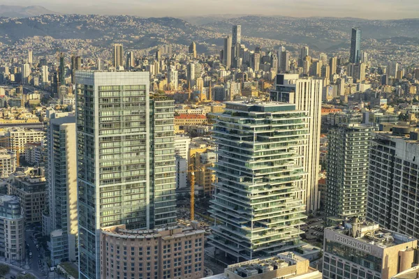 Havadan görünümü Beyrut Lübnan, Beyrut şehir Beyrut cityscape
