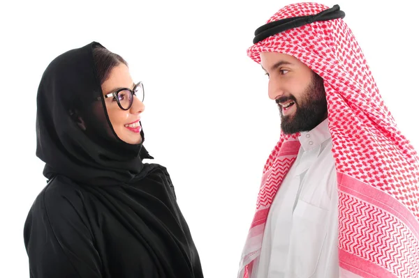 Jonge Arabische paar — Stockfoto