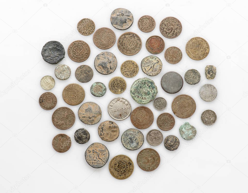 Collection of old coins