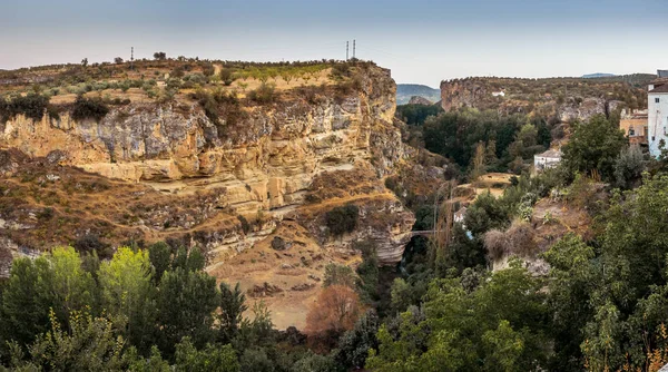 Utsikt över ravinen på Alhama de Granada, Spanien — Stockfoto