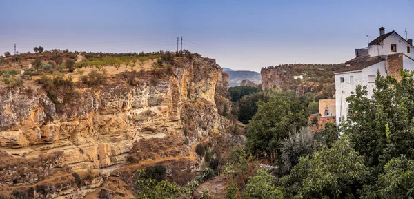 Вид на ущелье в Альхама-де-Гранада, Испания — стоковое фото