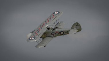 Vintage uçak uçuş