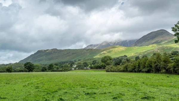 Vista da área em torno de Buttermere, Lake District Reino Unido — Fotografia de Stock