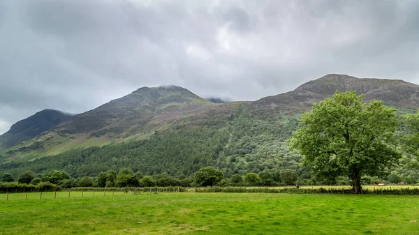 Weergave van het gebied rond Crummock Water, Lake District Uk — Stockfoto