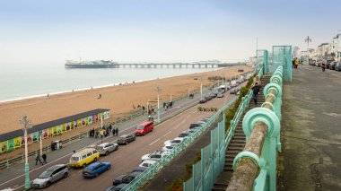 Brighton şehri deniz önü Uk.