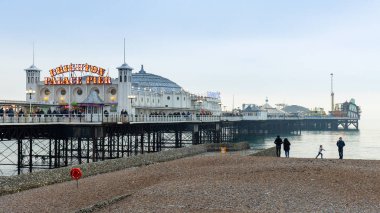 Brighton şehri deniz önü Uk.