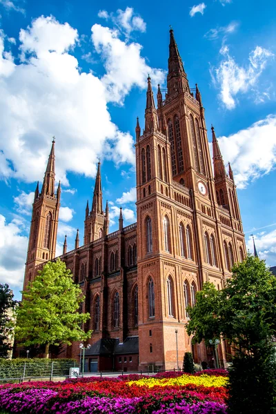 Kostel trh v Wiesbaden, Německo — Stock fotografie