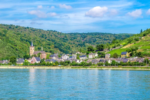 Lorch am Rhein, a small town in the Rheingau-Taunus-Kreis — Stock Photo, Image