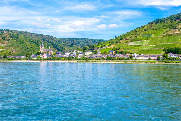 Lorch am Rhein, uma pequena cidade no Rheingau-Taunus-Kreis — Fotografia de Stock