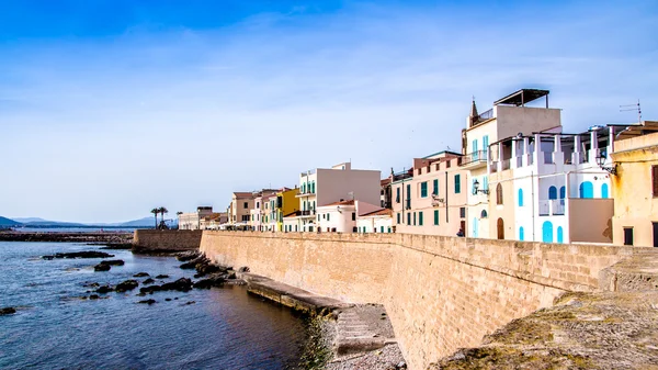 Набережної міста Альгеро, Сардинія — стокове фото