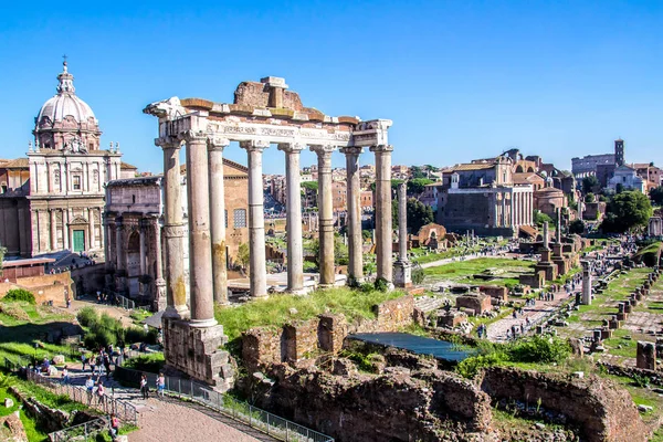 El foro romano, Italia — Foto de Stock