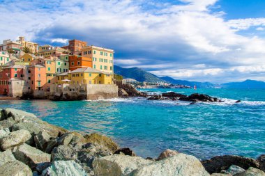 Boccadasse, bir bölge Cenova İtalya