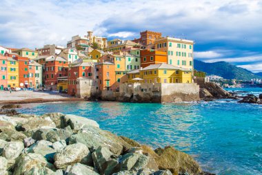 Boccadasse, bir bölge Cenova İtalya