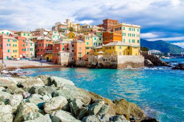 Boccadasse, bir bölge Cenova İtalya