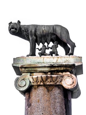 Capitoline kurt: Dişi kurt heykeli Romulus ve Remus emdikleri