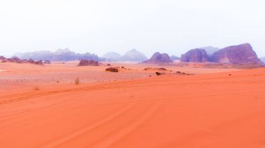 Ürdün 'de WADI RUM Çölü