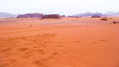 Ürdün 'de WADI RUM Çölü