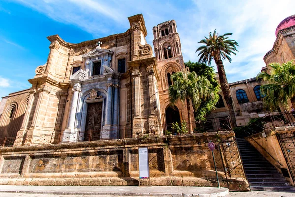 A igreja Martorana, em Palermo, Itália — Fotografia de Stock