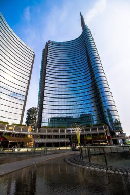 skyscrapers in Piazza Gae Aulenti, Milan