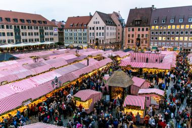Christkindlesmarkt, Nürnberg görünümünü