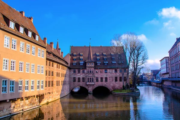 View of the Heilig-Geist-Spital (Hospice of the Holy Spirit) — Stock Photo, Image