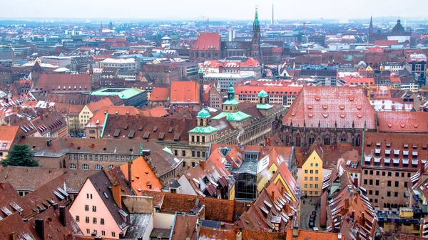 Nuremberg, Almanya'nın panoramik Cityscape — Stok fotoğraf