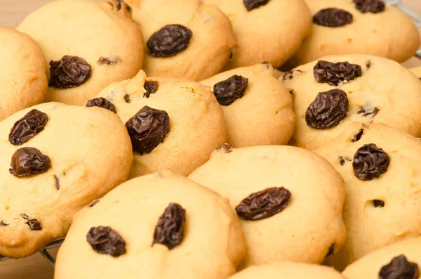 Домашнє печиво з родзинками — стокове фото