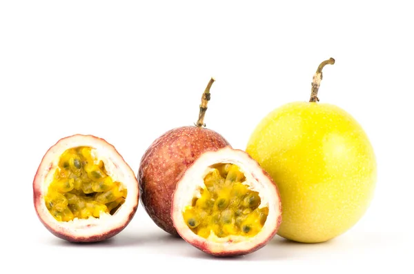 stock image Passion fruit on white background