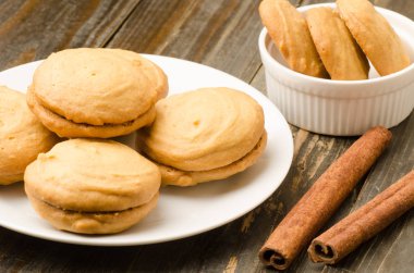 Dinlenme zamanı için ev yapımı kurabiye