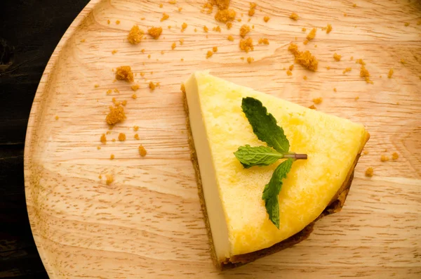 Gâteau au fromage tranché de New York — Photo