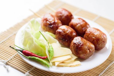 Tay sosis (bir sosis), popüler Kuzeydoğu gıda Tayland