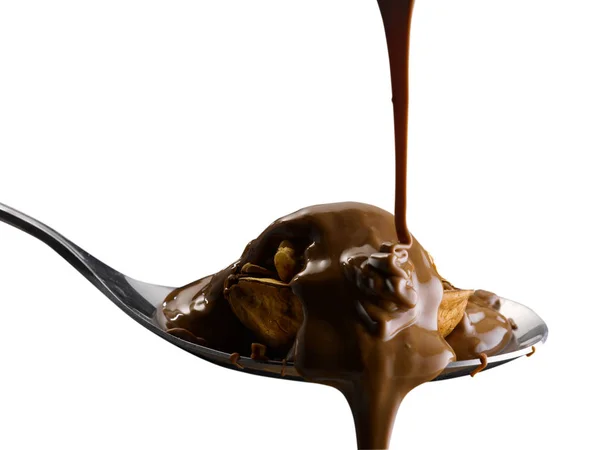 Frutta secca e cioccolata — Stockfoto