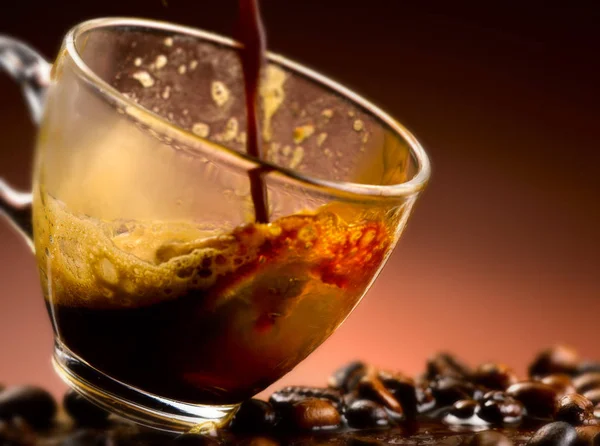 Delicious Espresso Coffee All Its Forms — Stock Photo, Image