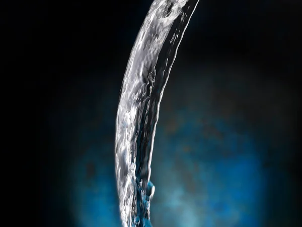 Friss Természetes Víz Öntött — Stock Fotó