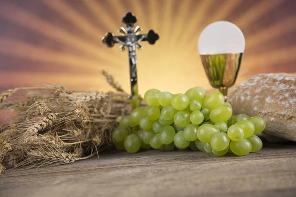 标志基督教宗教, 圣餐背景 — 图库照片