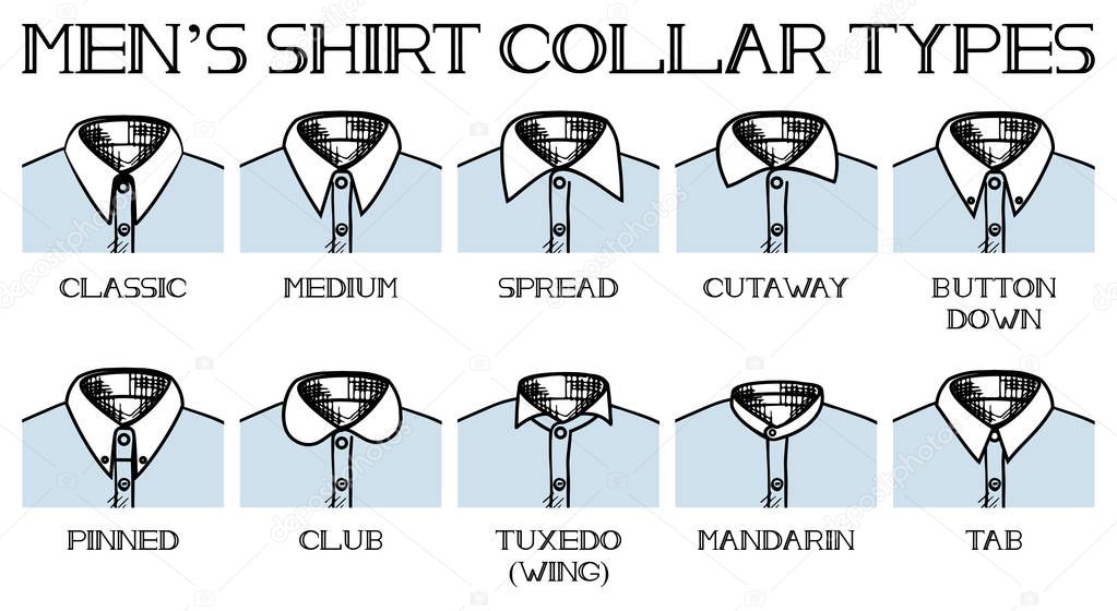 Shirt collars types