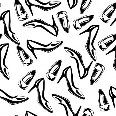 Yüksek topuklu pompalar ayakkabı seamless modeli