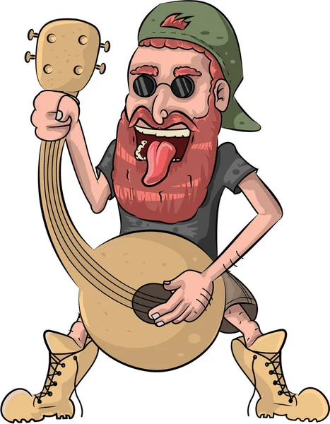 Komik adam mandolin şarkı