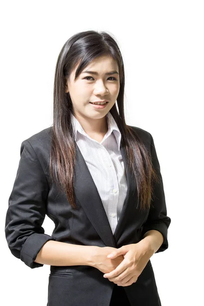 Portrait of smiling asian young business women. — Stock Photo, Image
