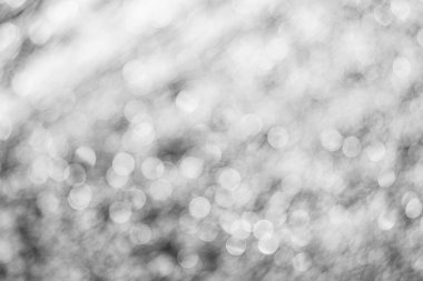 Soyut dairesel bokeh Gümüş arka plan