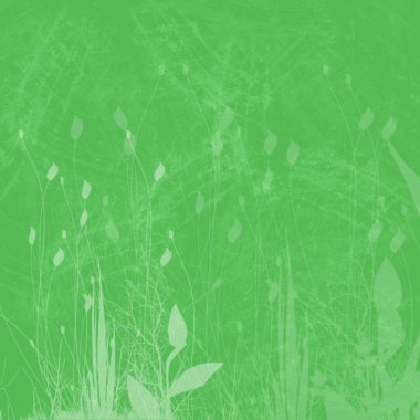 Bahar yeşil çiçek grunge arka plan.