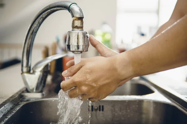 Always Start Clean Hands Prevent Spreading Coronavirus Covid Cropped Shot — Stock Photo, Image