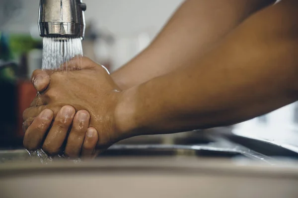 Always Start Clean Hands Prevent Spreading Coronavirus Covid Cropped Shot — Stock Photo, Image