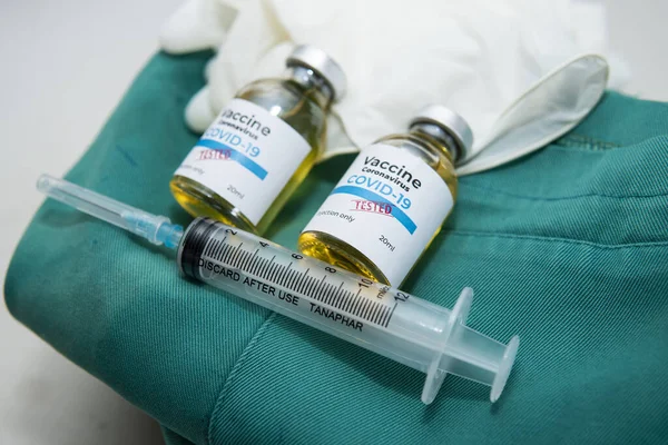 Vaksine Sprøyte Injeksjon Det Brukes Til Forebygging Immunisering Behandling Mot – stockfoto