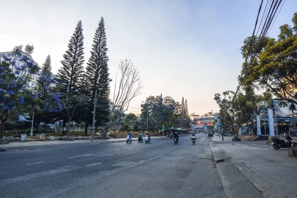 Dalat Vietnam Απριλίου 2020 Άδειοι Δρόμοι Στην Πόλη Dalat Στο — Φωτογραφία Αρχείου